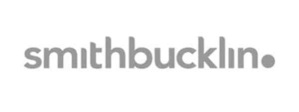 Logo of smithbucklin in grayscale.