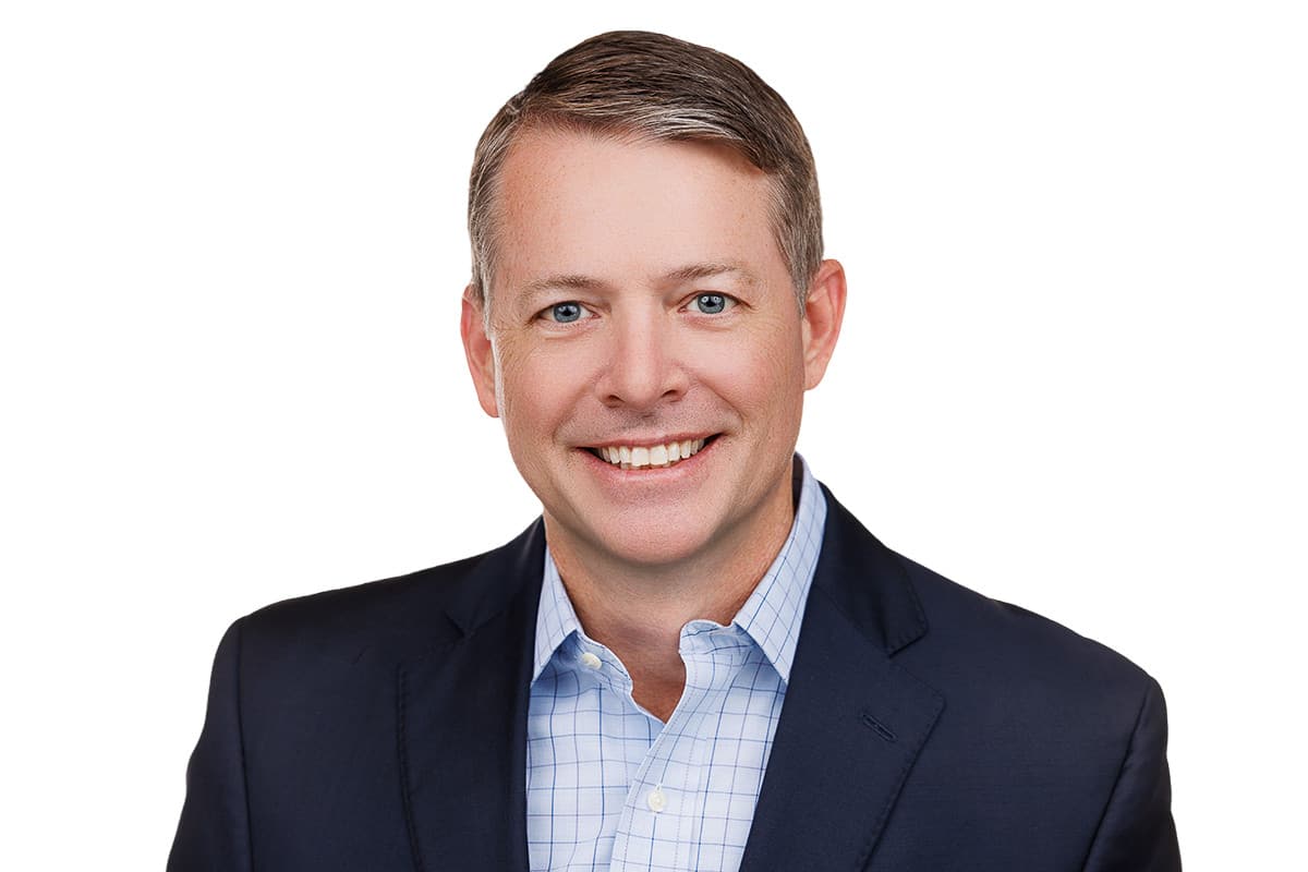 Executive headshot taken at a Chicago Headshot Lounge corporate headshot booth.